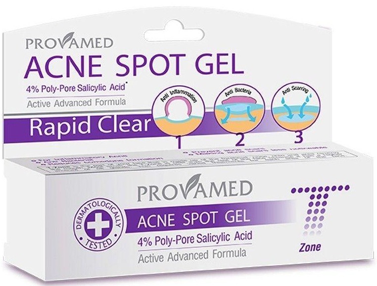 Provamed Acne Spot Gel 4% Poly-Pore Salicylic Acid