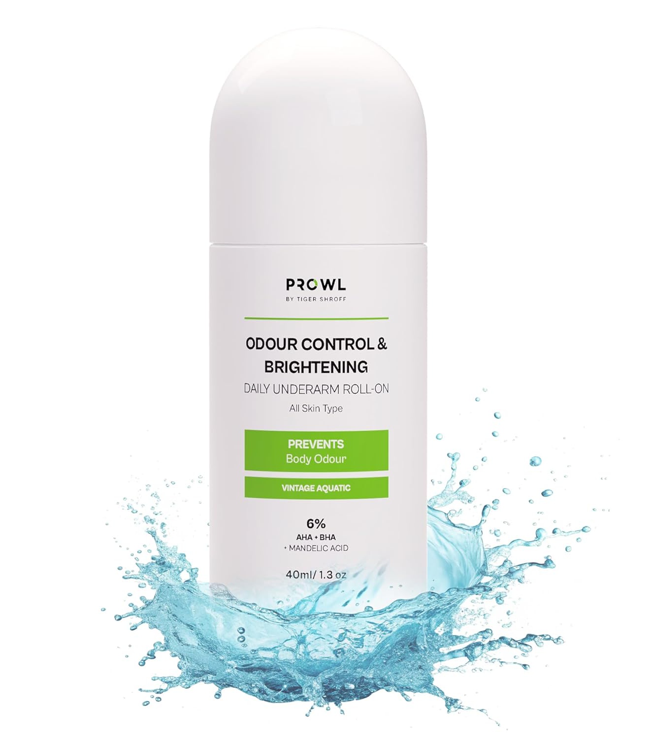 Prowl Daily Underarm Roll On Vintage Aquatic