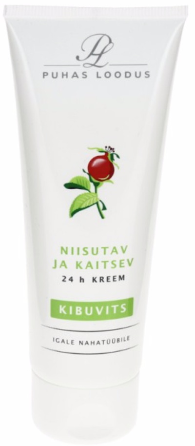 Puhas Loodus Niisutav Ja Kaitsev 24h Kreem, Kibuvits