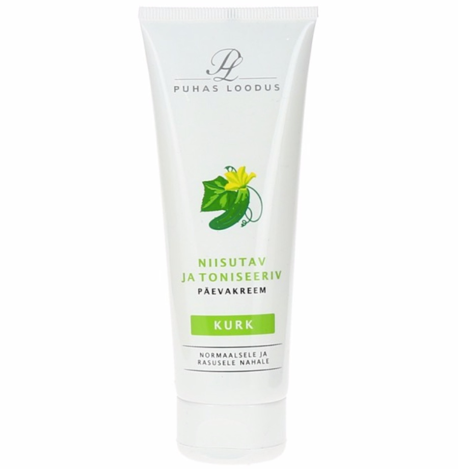 Puhas Loodus Niisutav Ja Toniseeriv Päevakreem Kurk