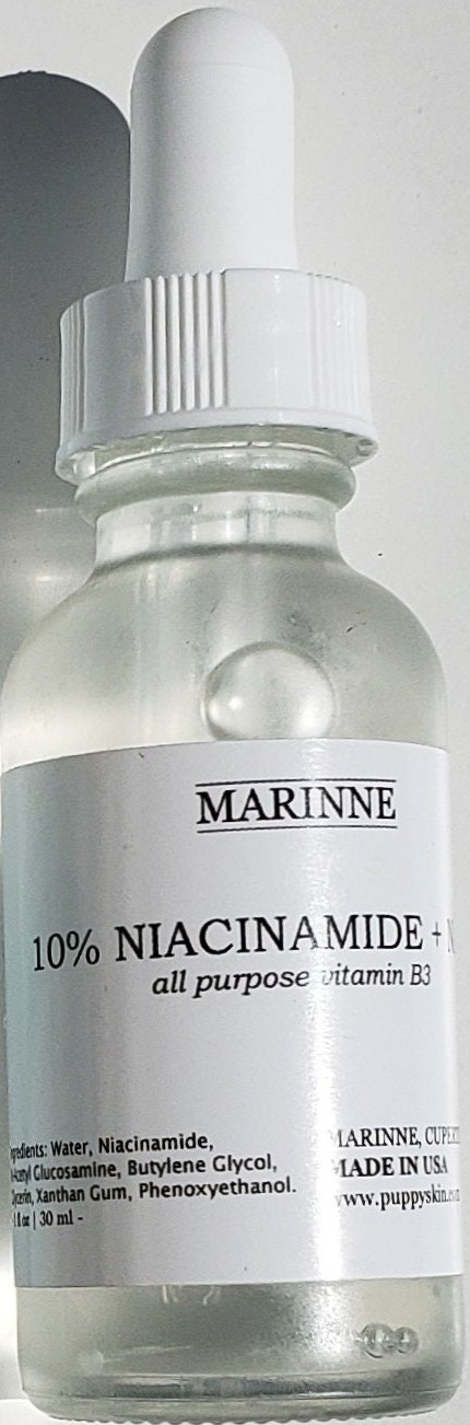 PuppySkincare 10% Niacinamide + N-acetyl Glucosamine (nag) Serum