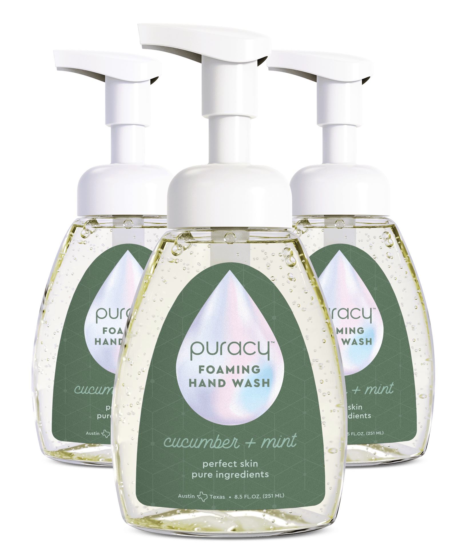 Puracy Foaming Hand Soap Cucumber & Mint