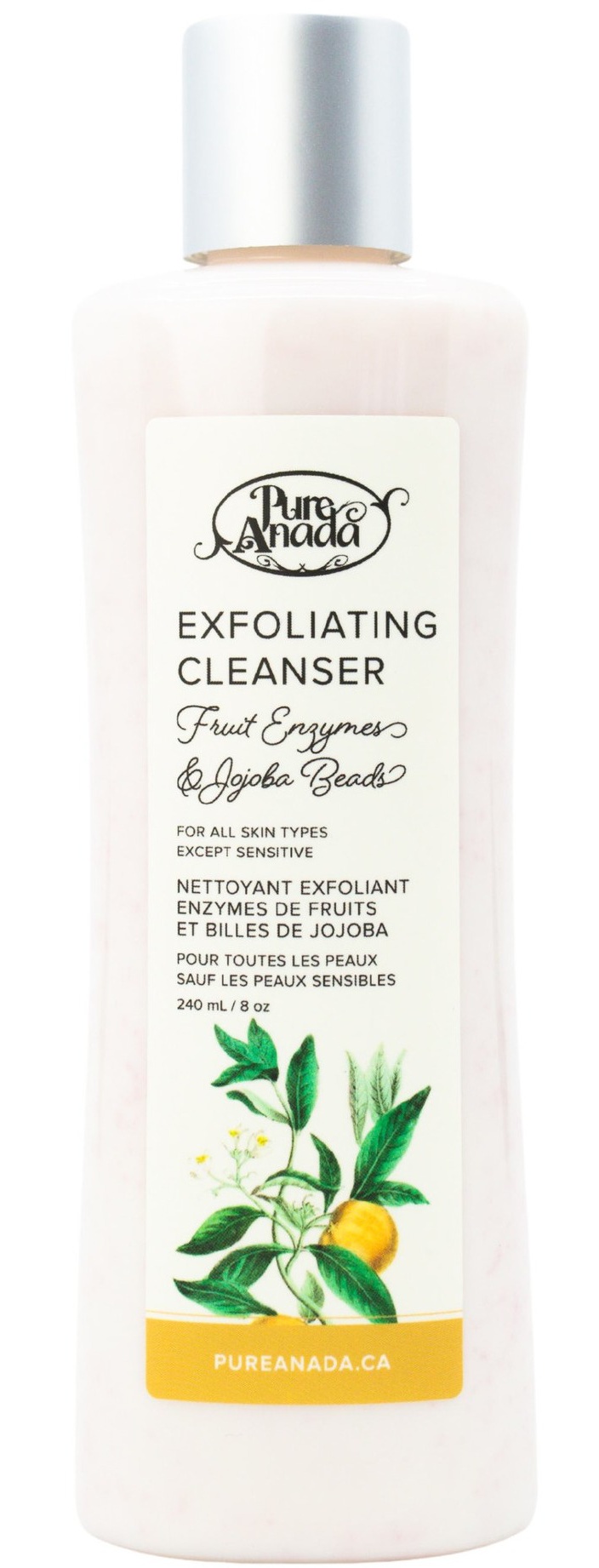Pure Anada Exfoliating Cleanser - Fruit Enzyme & Jojoba Beads