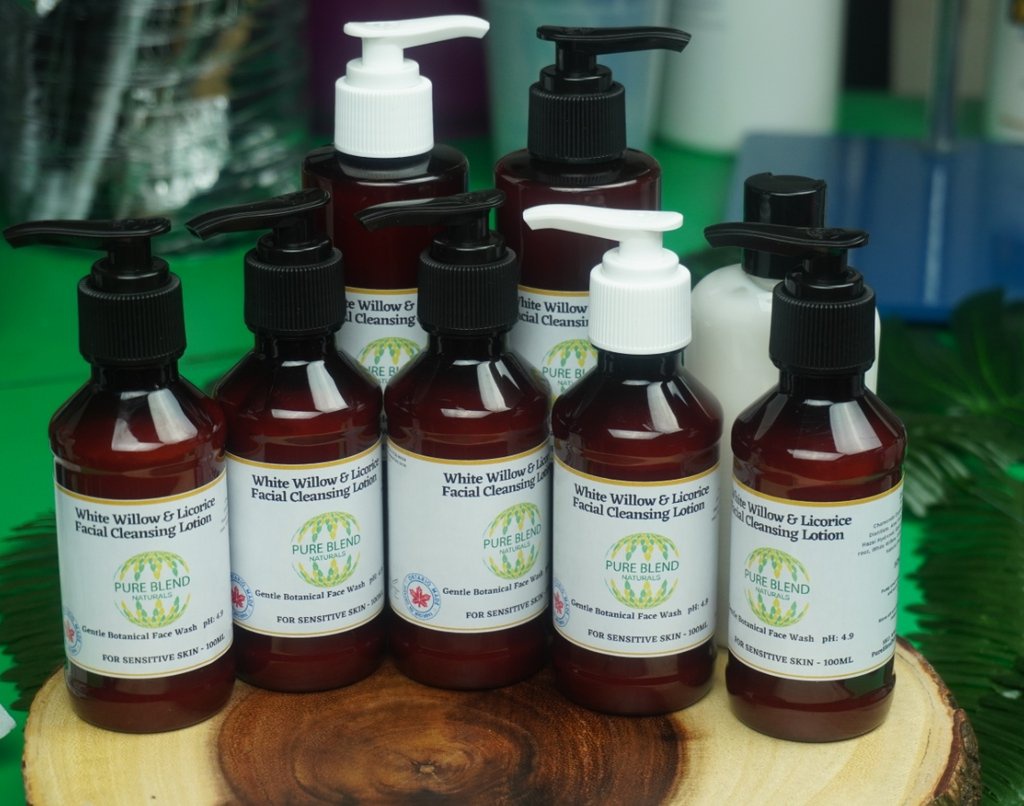 Pure Blend Naturals White Willow & Licorice Facial Cleansing Lotion