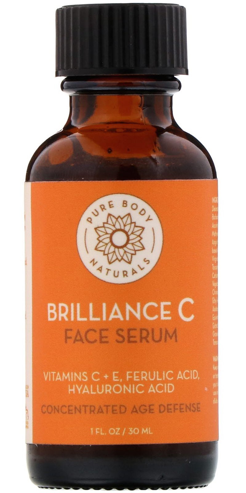 Pure Body Naturals Brilliance C Face Serum