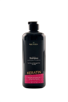 Pure Mineral Dead Sea Cosmetics Shampoo With Keratin Oil