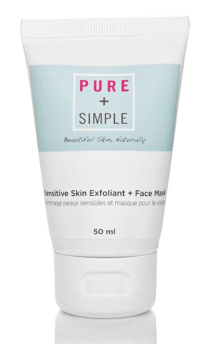 Pure and Simple Sensitive Skin Exfoliant And Mask