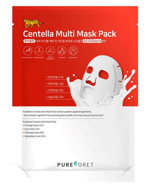Pureforet Centella Multi Mask Pack Set