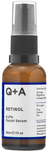 Q+A Retinol 0.2% Facial Serum