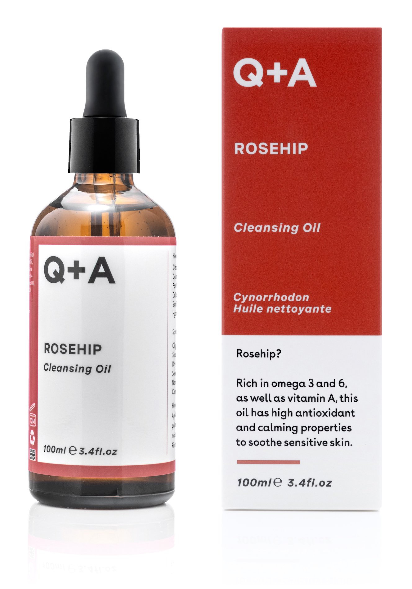 Q+A Rosehip Cleansing Oil