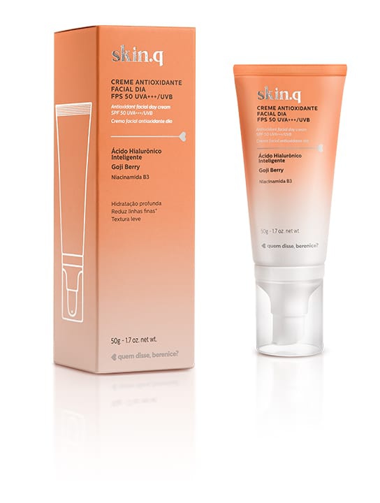 Quem Disse Berenice Skin.Q Creme Antioxidante Facial Dia Fps 50