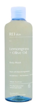 REI skin Lemongrass + Olive Oil Body Wash