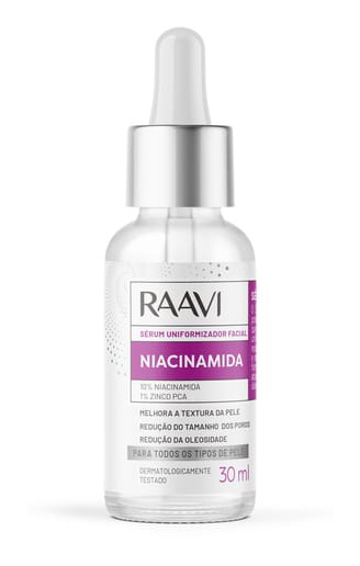 Raavi Sérum Facial Uniformizador Niacinamida