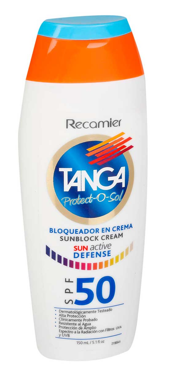 Recamier Tanga Protect-o-sol. Bloqueador En Crema SPF 50