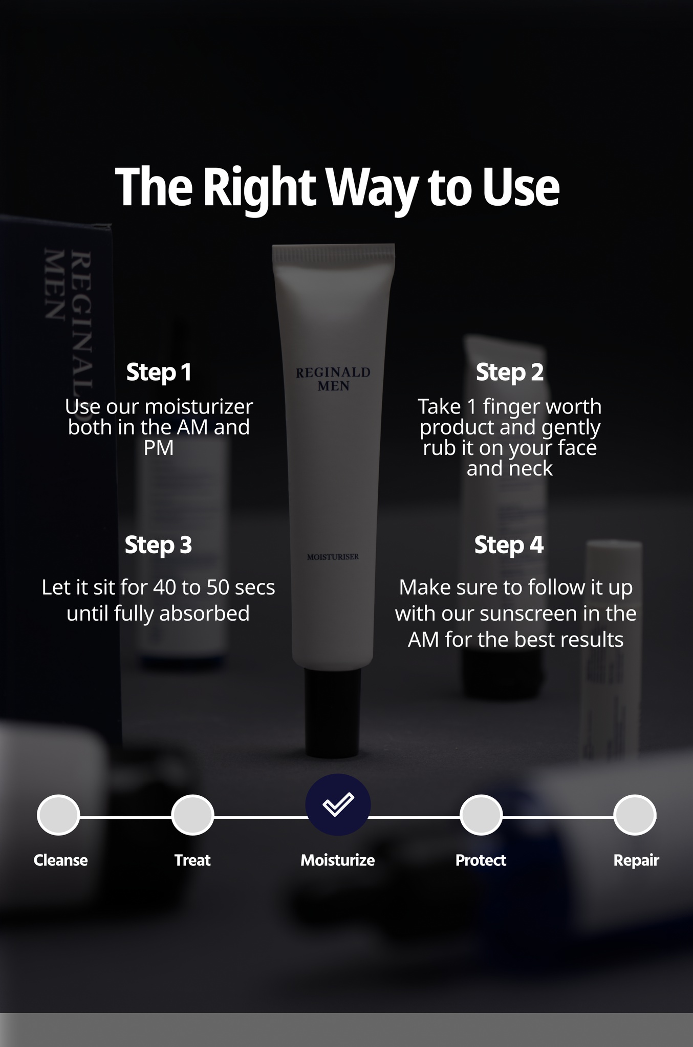 Reginald men Kratos Moisturiser