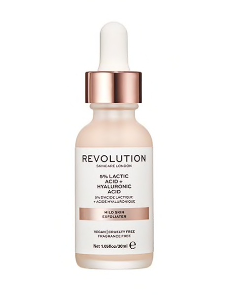 Revolution Mild Skin Exfoliator (5% Lactic Acid + Hyaluronic Acid)