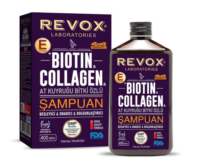 Revox Laboratories Biotin Collagen At Kuyruğu Bitki Özlü Şampuan