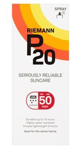Riemann P20 High Protection Suncare Spray Spf50