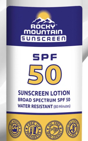 Rocky Mountain Sunscreen SPF 50 Sunscreen Lotion
