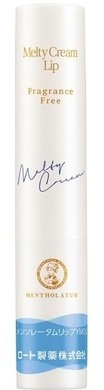 Rohto Mentholatum Melty Cream Lip Fragrance Free