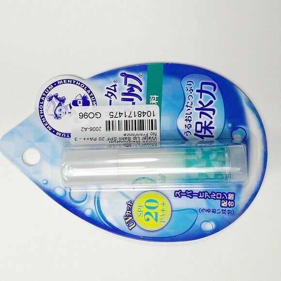 Rohto Mentholatum Water Lip Balm Spf 20 Pa++ No Fragrance