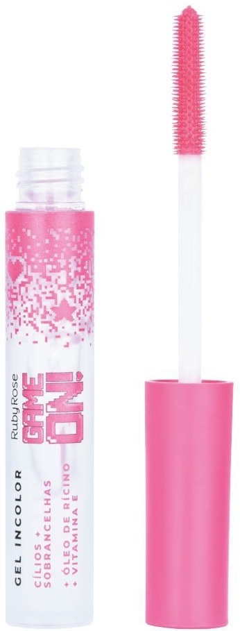 Ruby Rose Game On Gel Incolor Cílios + Sobrancelhas