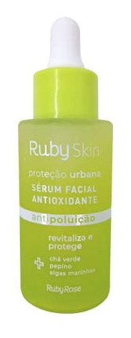Ruby Rose Sérum Facial Antioxidante Proteção Urbana Ruby Skin