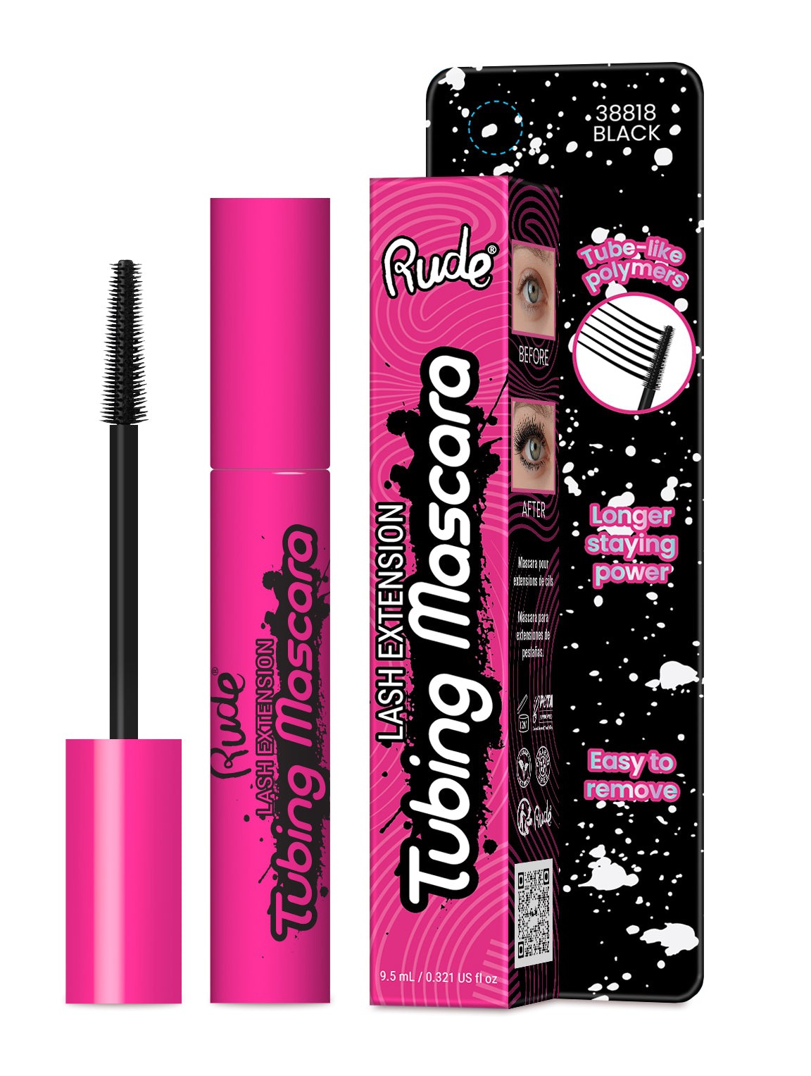 Rude Lash Extension Tubing Mascara