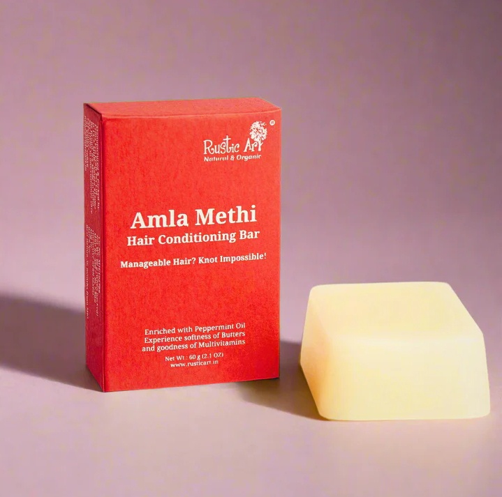 Rustic art Amla Methi Hair Conditioning Bar