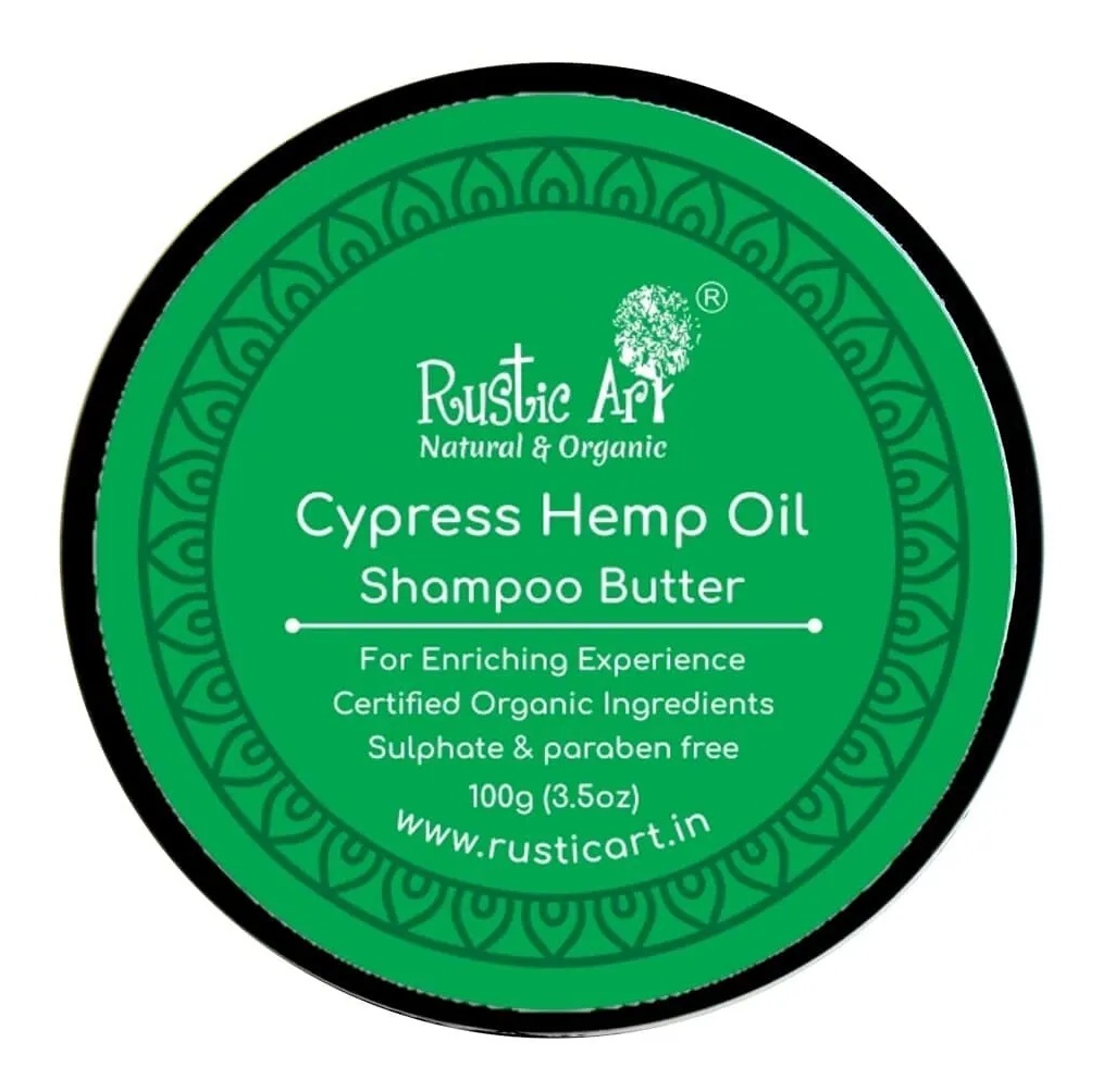 Rustic art Cypress Hemp Oil Shampoo Butter