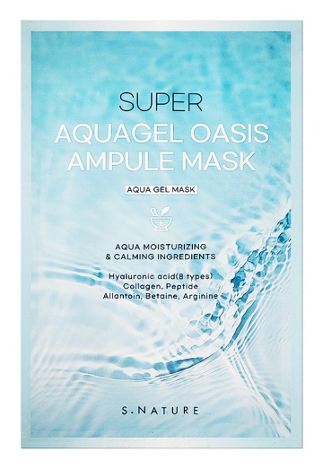 S.NATURE Super Aqua Gel Oasis Ampule Mask Sheet