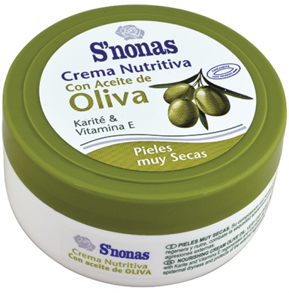 S'Nonas Crema Nutritiva Con Aceite De Oliva