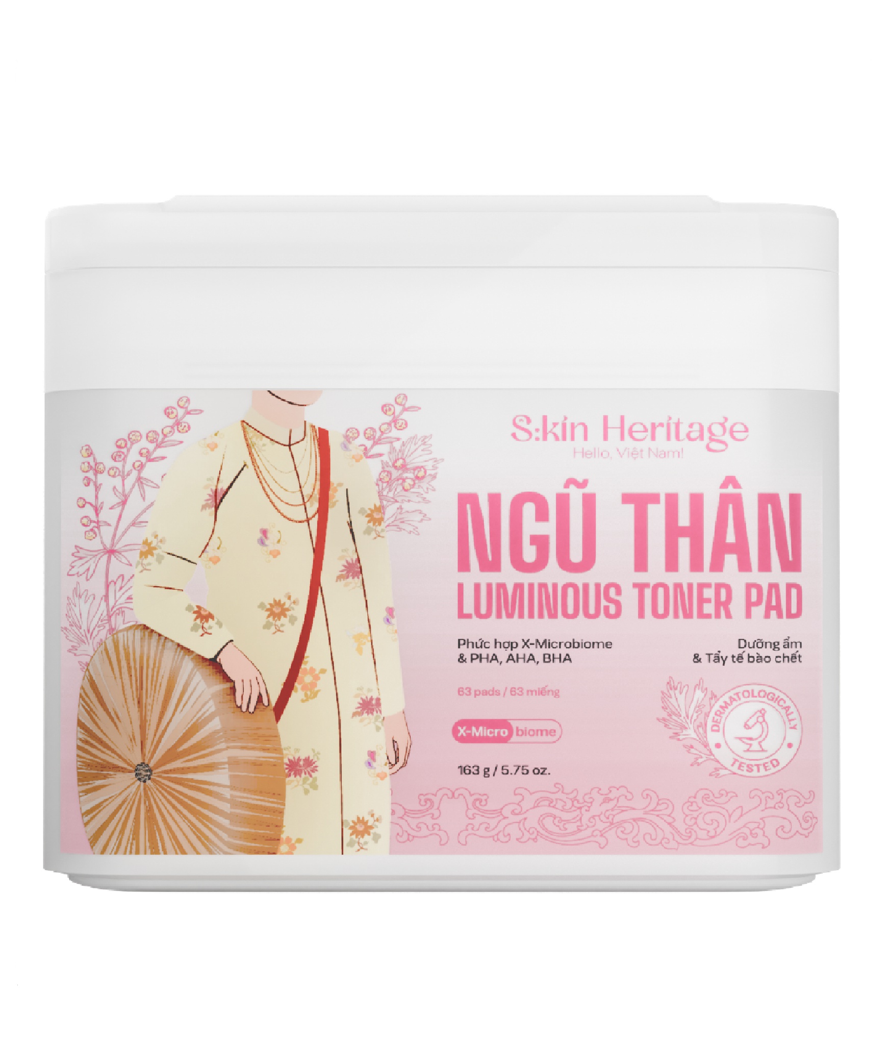 S:kin Heritage Ngũ Thân Luminous Toner Pad