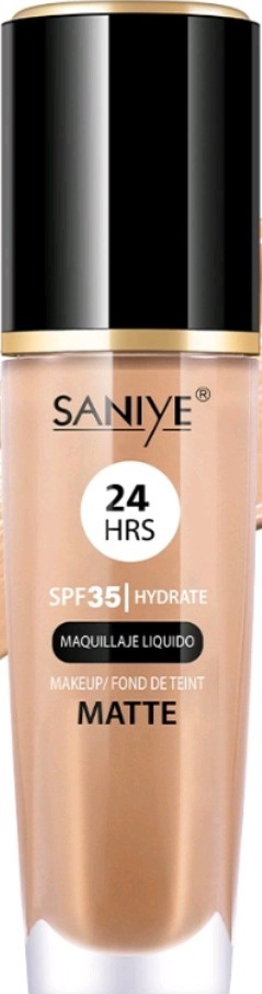 SANIYE Foundation Base Full Coverage Conceal Face Makeup SPF35 #01 Natural