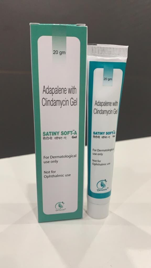 SATINY SOFT-A Adapalene With Clindamycin Gel