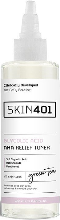 SKIN401 Glycolic Acid AHA Relief Toner
