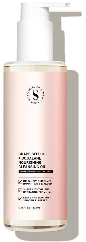 SKINMADE Grape Seed Oil + Squalane Nourishing Cleansing Oil