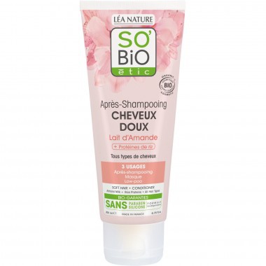SO’BiO étic Shampooing Cheveux Doux Au Lait