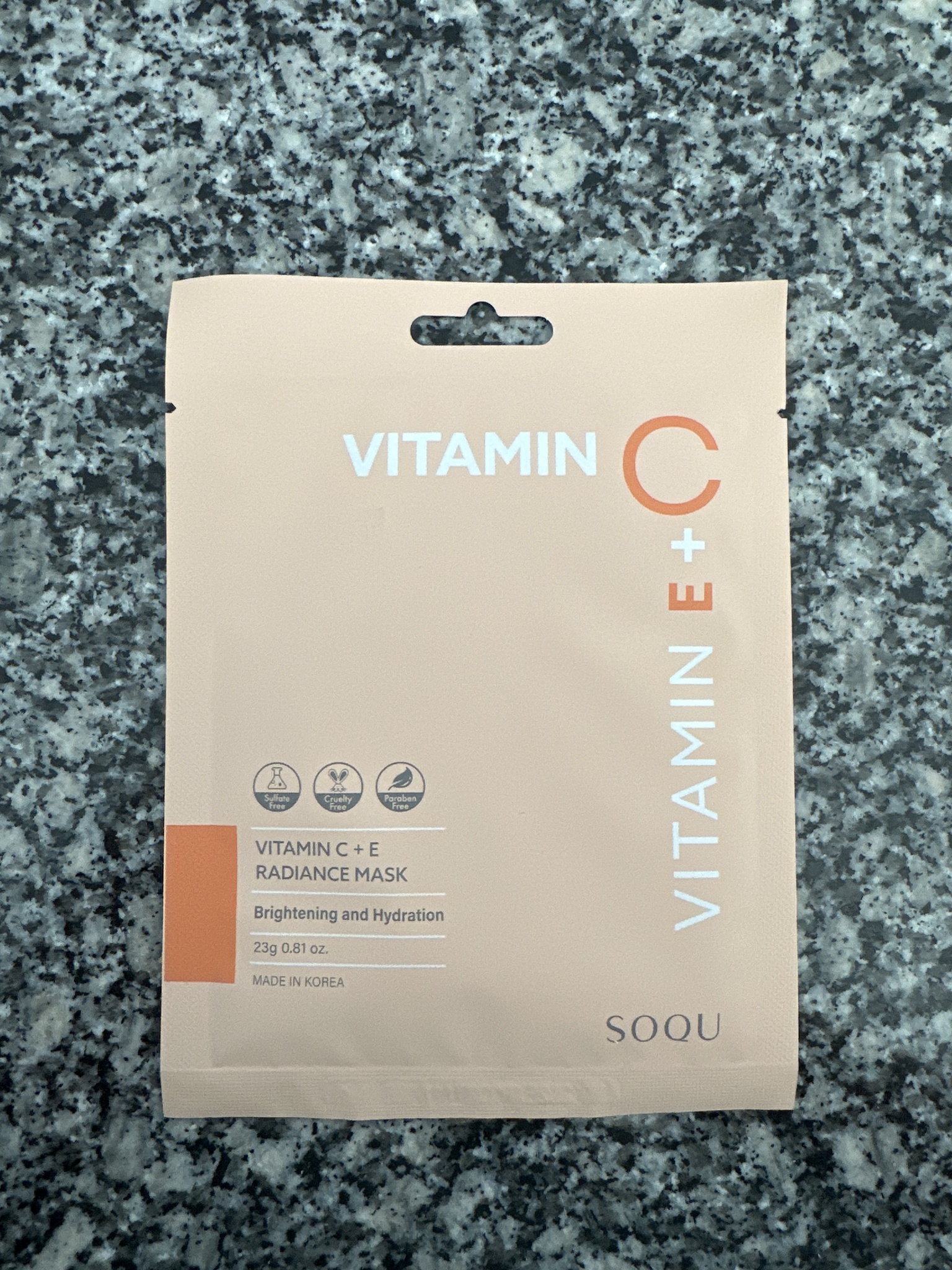 SOQU Vitamin C + E Radiance Mask