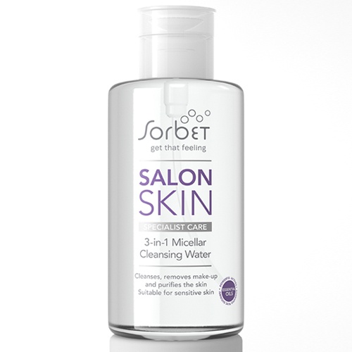 SORBET Salon Skin Specialist Care 3-In-1 Micellar Cleansing Water