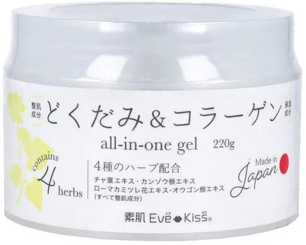 SQUEEZE Eve Kiss Dokudami & Collagen All In One Gel