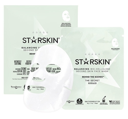 STARSKIN Behind The Scenes Balancing Bio Cellulose Second Skin Face Mask