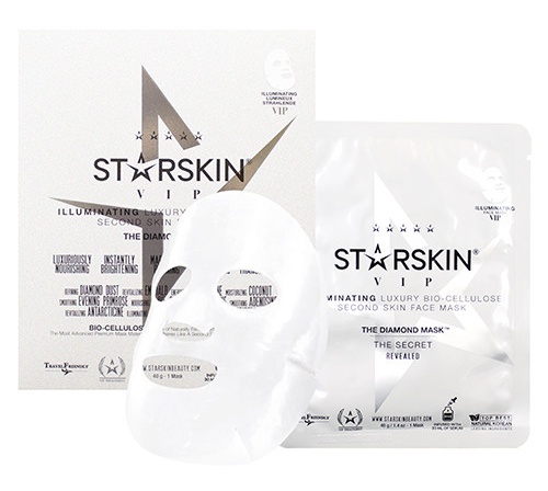 STARSKIN Vip The Diamond Illuminating Luxury Bio Cellulose Second Skin Face Mask