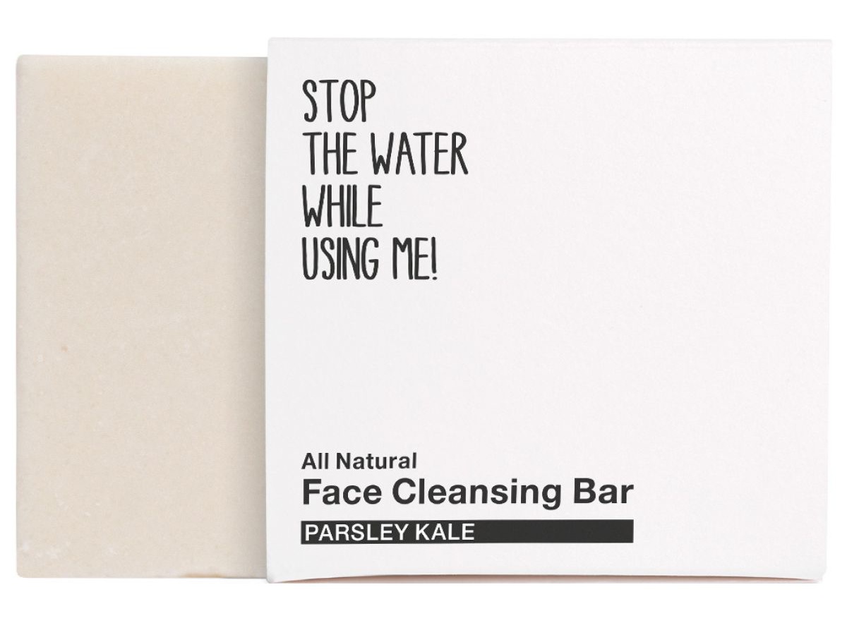 STOP THE WATER WHILE USING ME! All Natural Face Cleansing Bar Parsley Kale