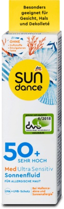 SUNdance Fluid Na Opaľovanie Med Ultra Sensitive Of 50