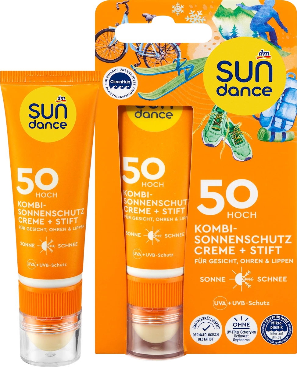 SUNdance Kombi Sonnenschutz Creme + Stift LSF 50