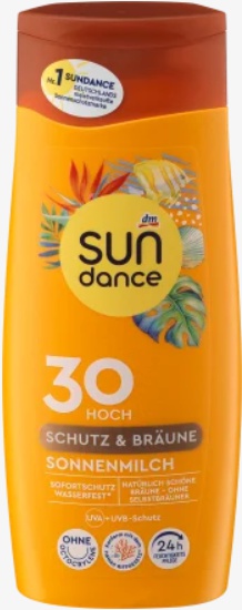 SUNdance SPF 30 Sonnenmilch Schutz & Braune