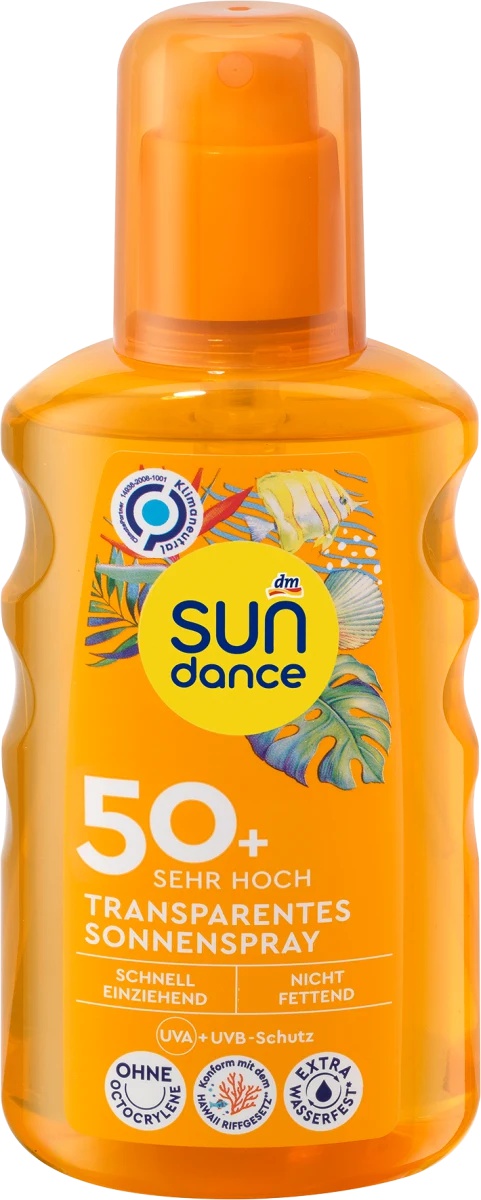 SUNdance Transparentes Sonnenspray LSF 50