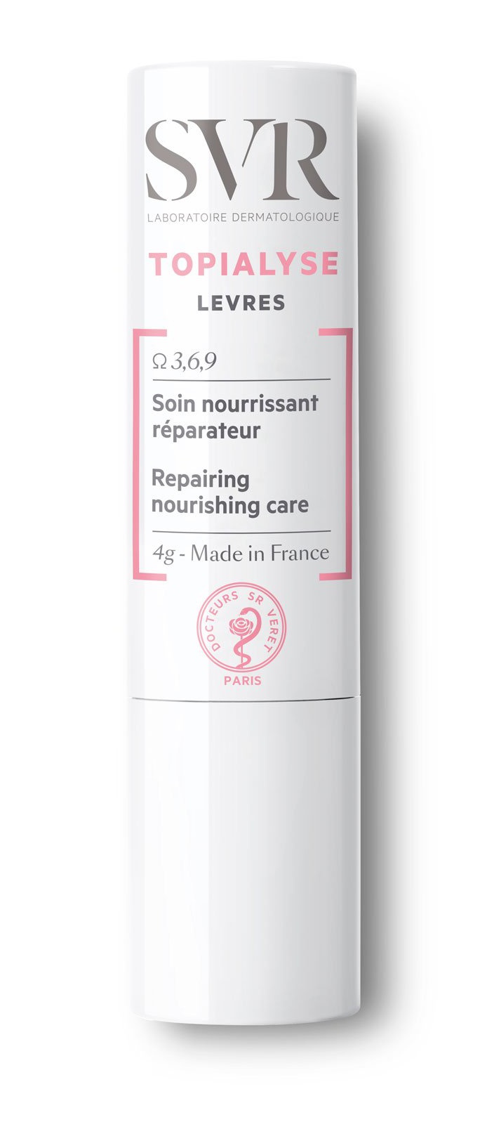 SVR laboratoire dermatologique Topialyse Stick Lèvres