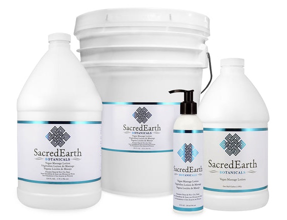 SacredEarth Botanicals Vegan Massage Lotion